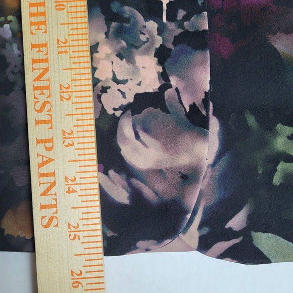 Antonio Melani Womens Size 0 Floral Print Blazer Abstract Career Business Jacket - Picture 7 of 9